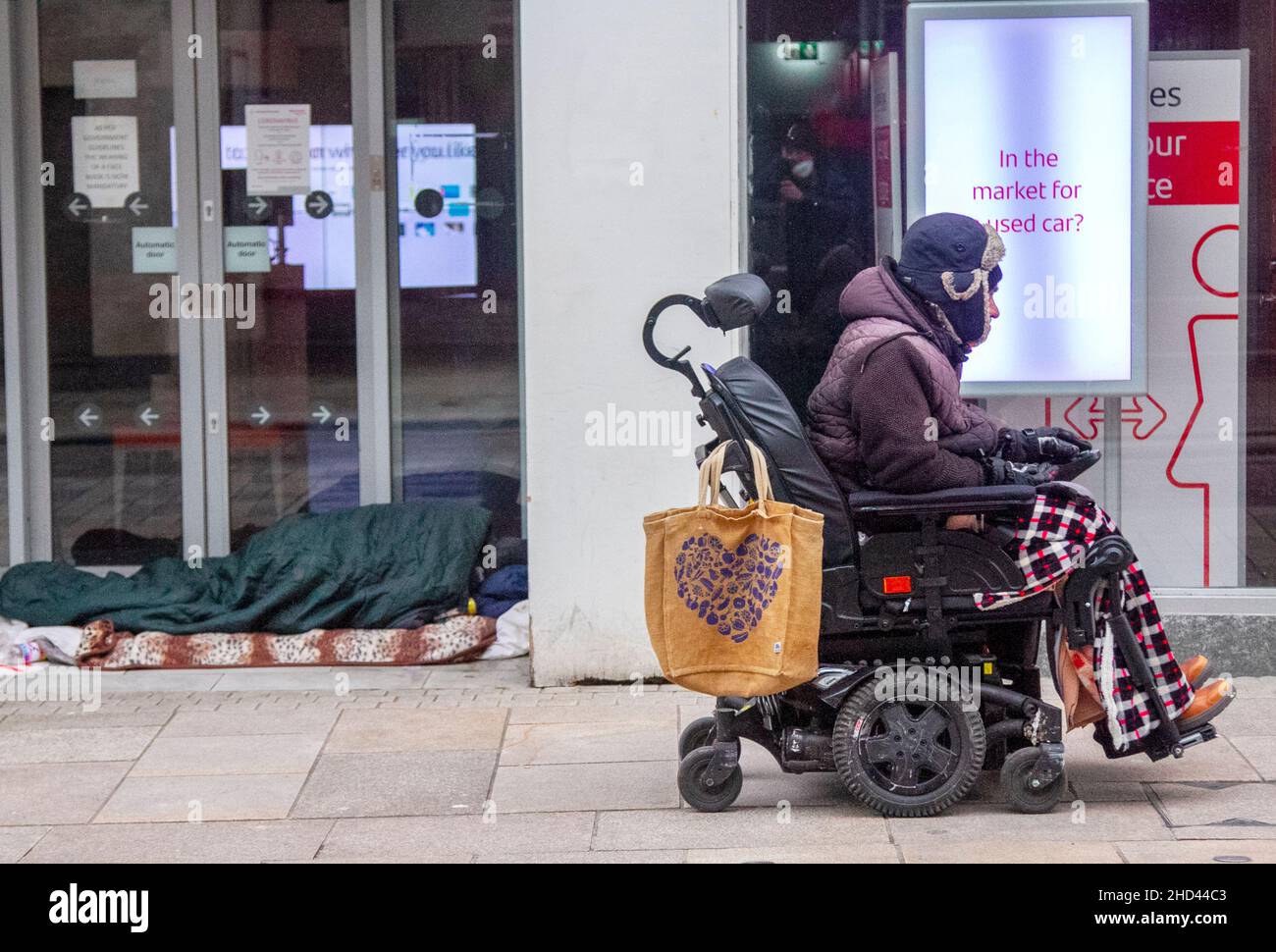 Preston, Lancashire. UK Weather 3 Jan 2022. No Happy New Year for the