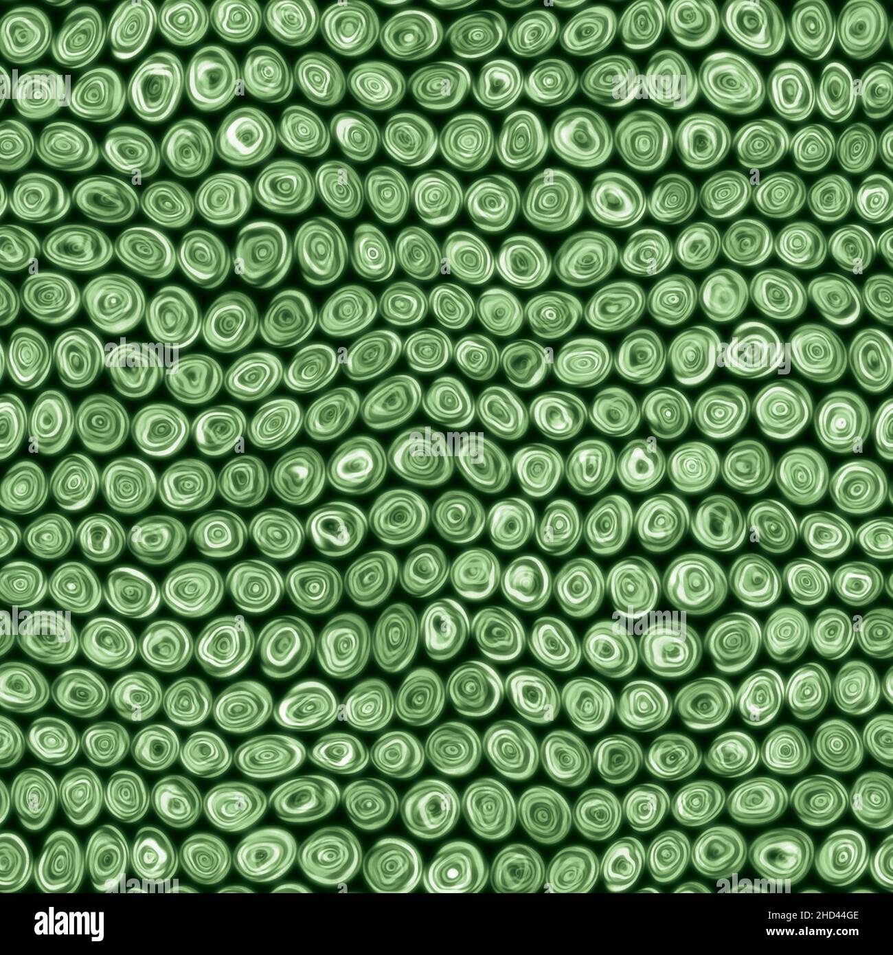 Tiny Minty Green Squiggly Swirly Spiral Circles Seamless Texture Pattern Stock Photo