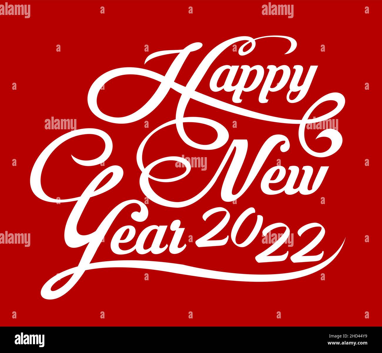Happy New Year text Stock Vector