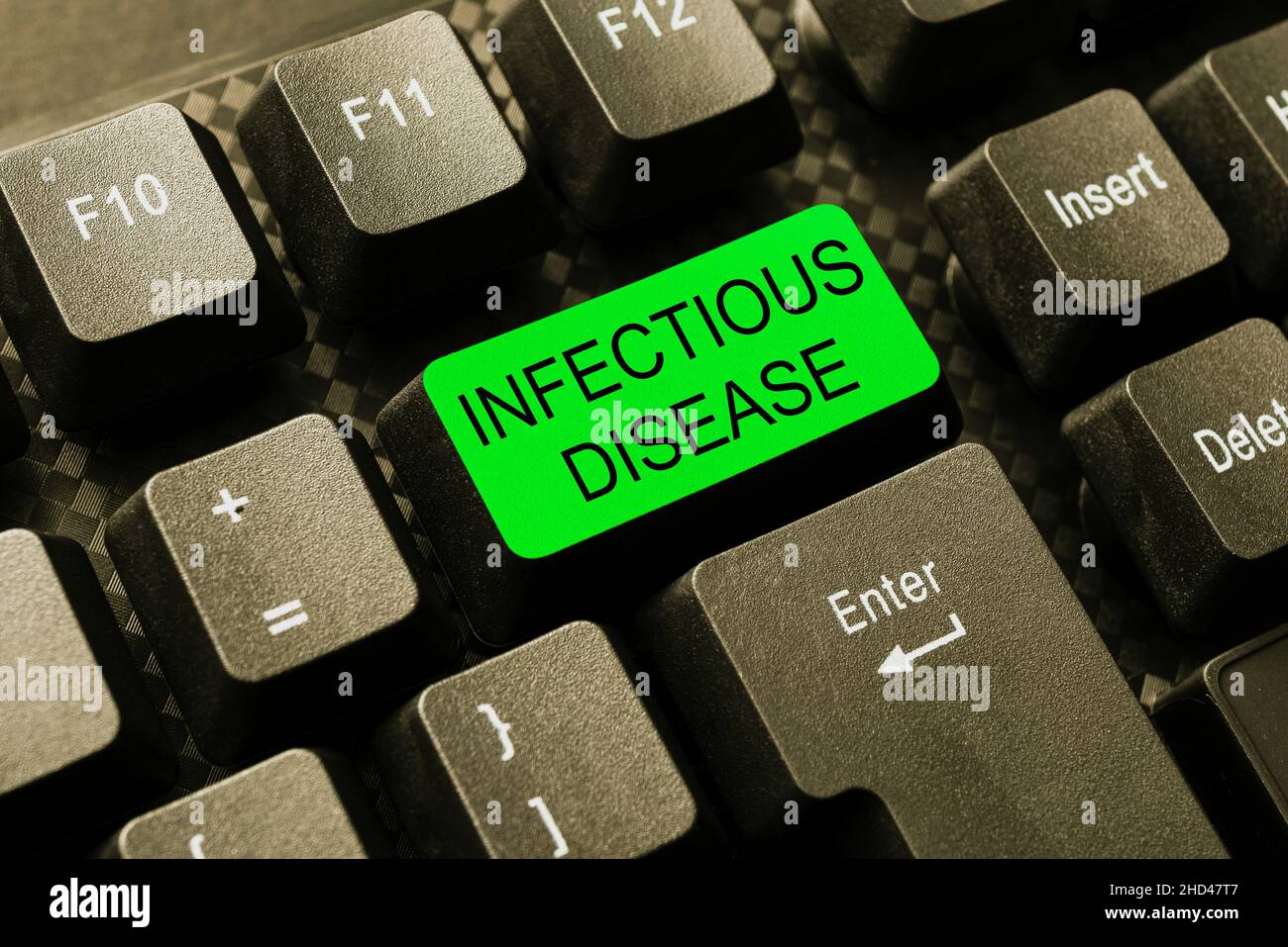 Handwriting text Infectious Disease. Conceptual photo caused by pathogenic microorganism, such as viruses, and more Abstract Creating Online Typing Stock Photo