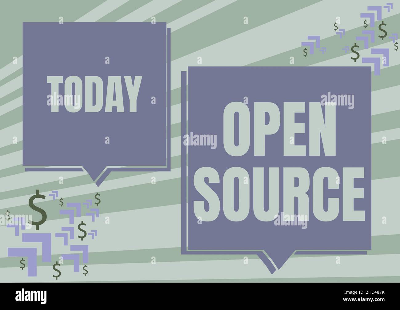 Text showing inspiration Open Source. Business idea contains the source ...