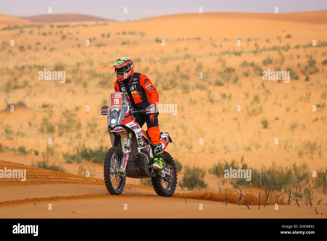 79 Baratin Amaury (fra), Horizon Moto 95, KTM 450 Rally, Moto, Original by  Motul, action during the Stage 2 of the Dakar Rally 2022 between Hail and  Al Artawiya, on January 3rd