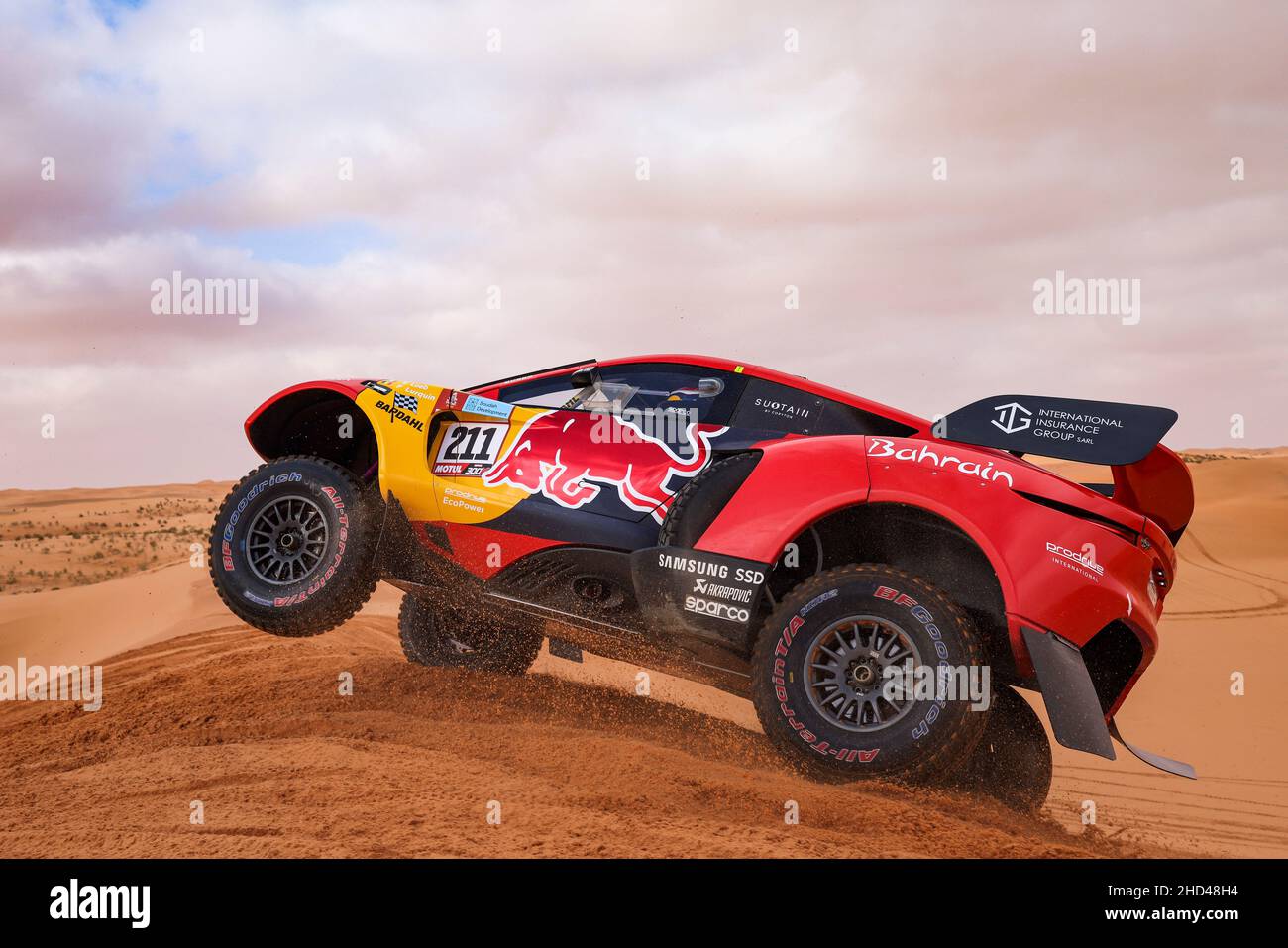 Bahrain Rally Al Artawiya, Saudi Arabia. 03rd Jan, 2022. 211 Loeb Sébastien (fra ...