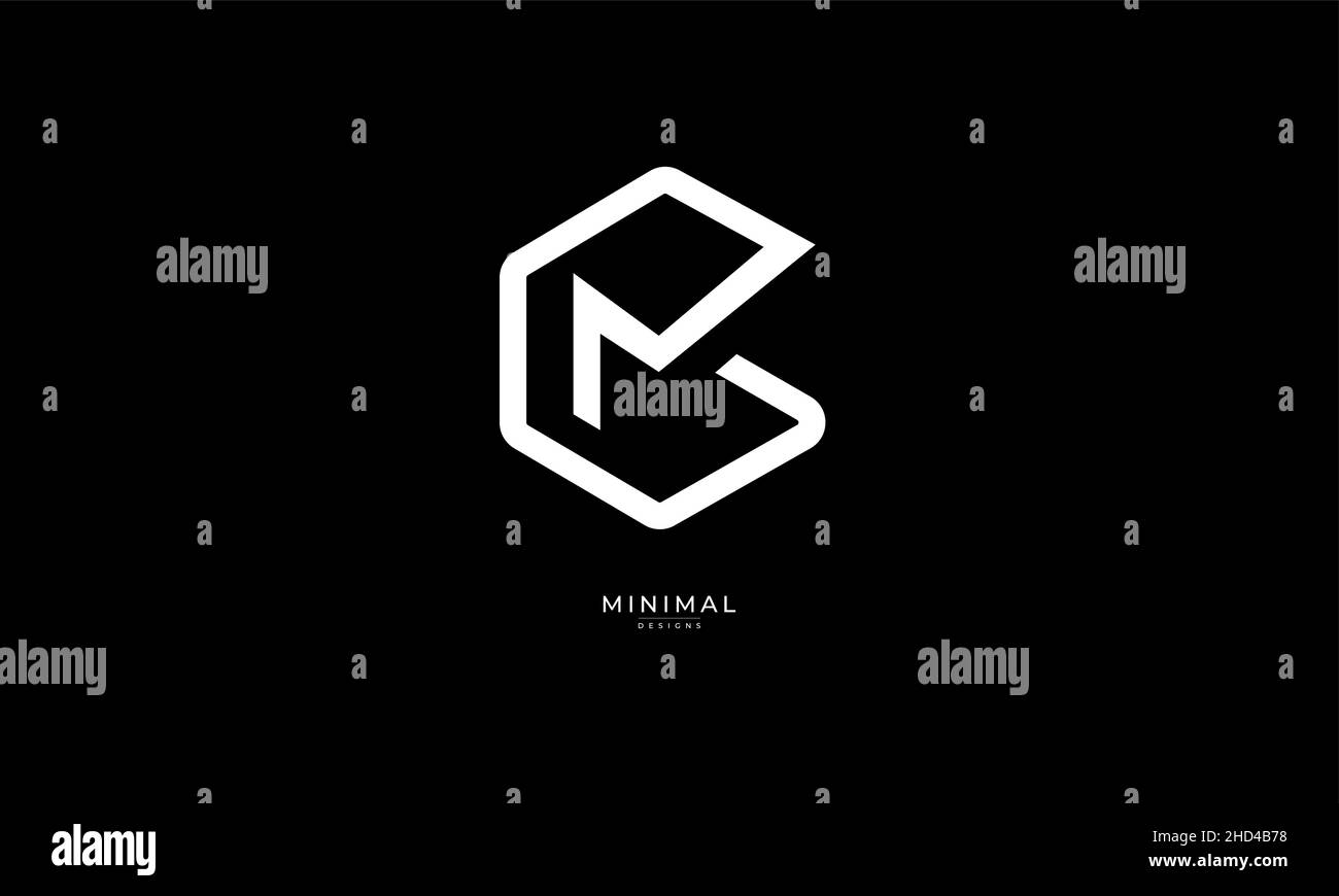 Mg letter logo design Stock Vector Images Alamy