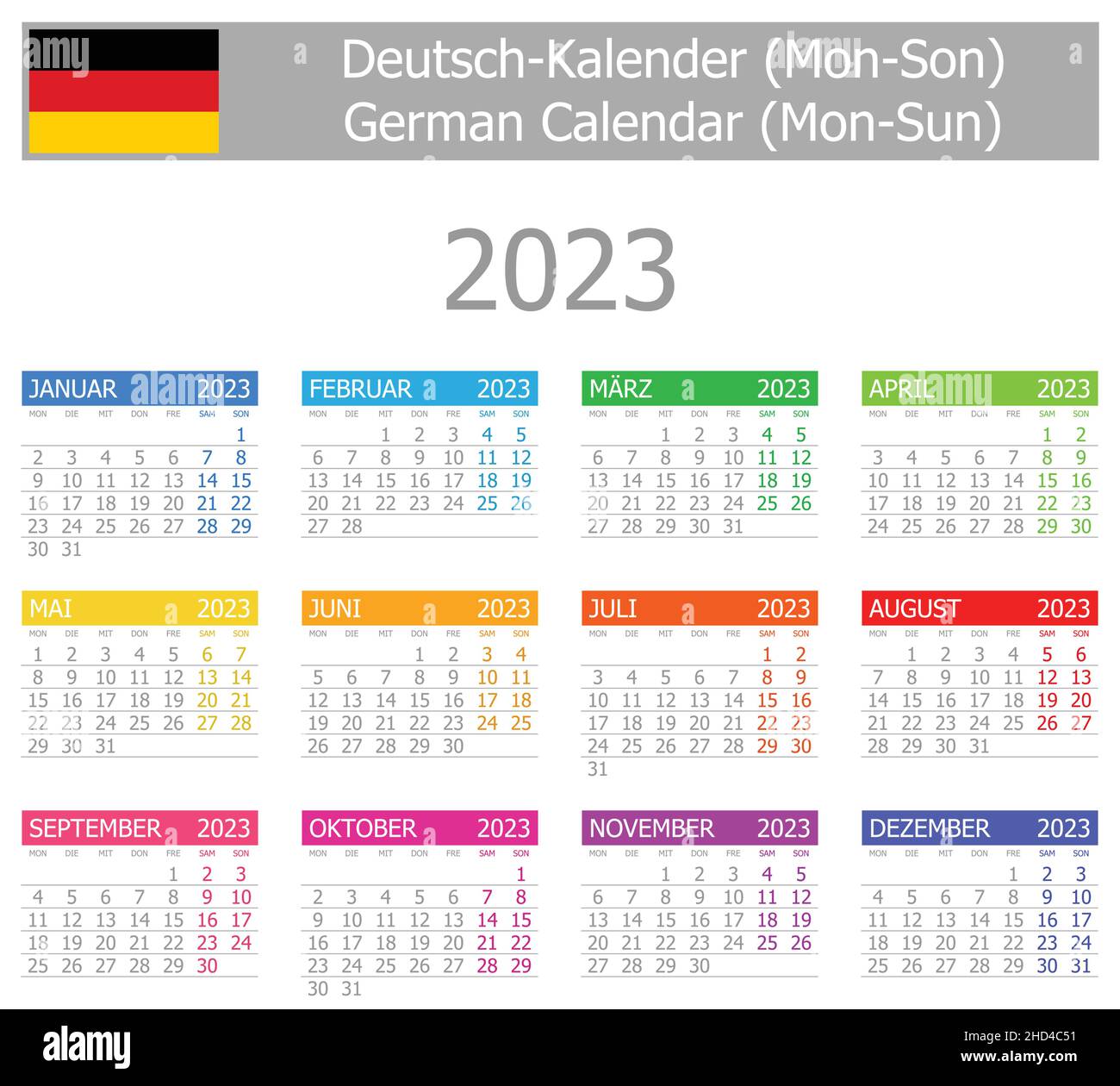 Kalender 2023 deutsch hires stock photography and images Alamy