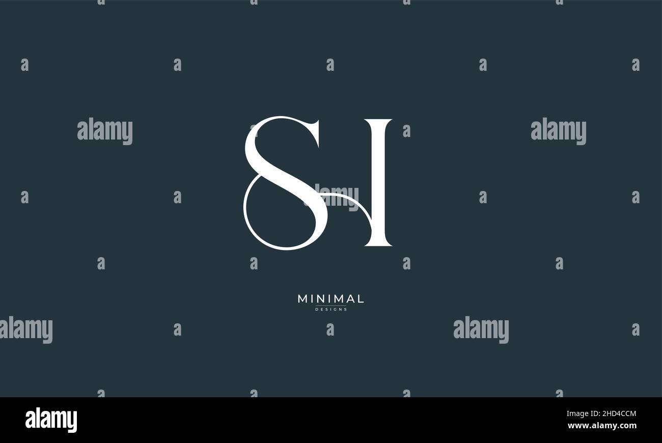 Alphabet letter icon logo SH Stock Vector Image & Art Alamy