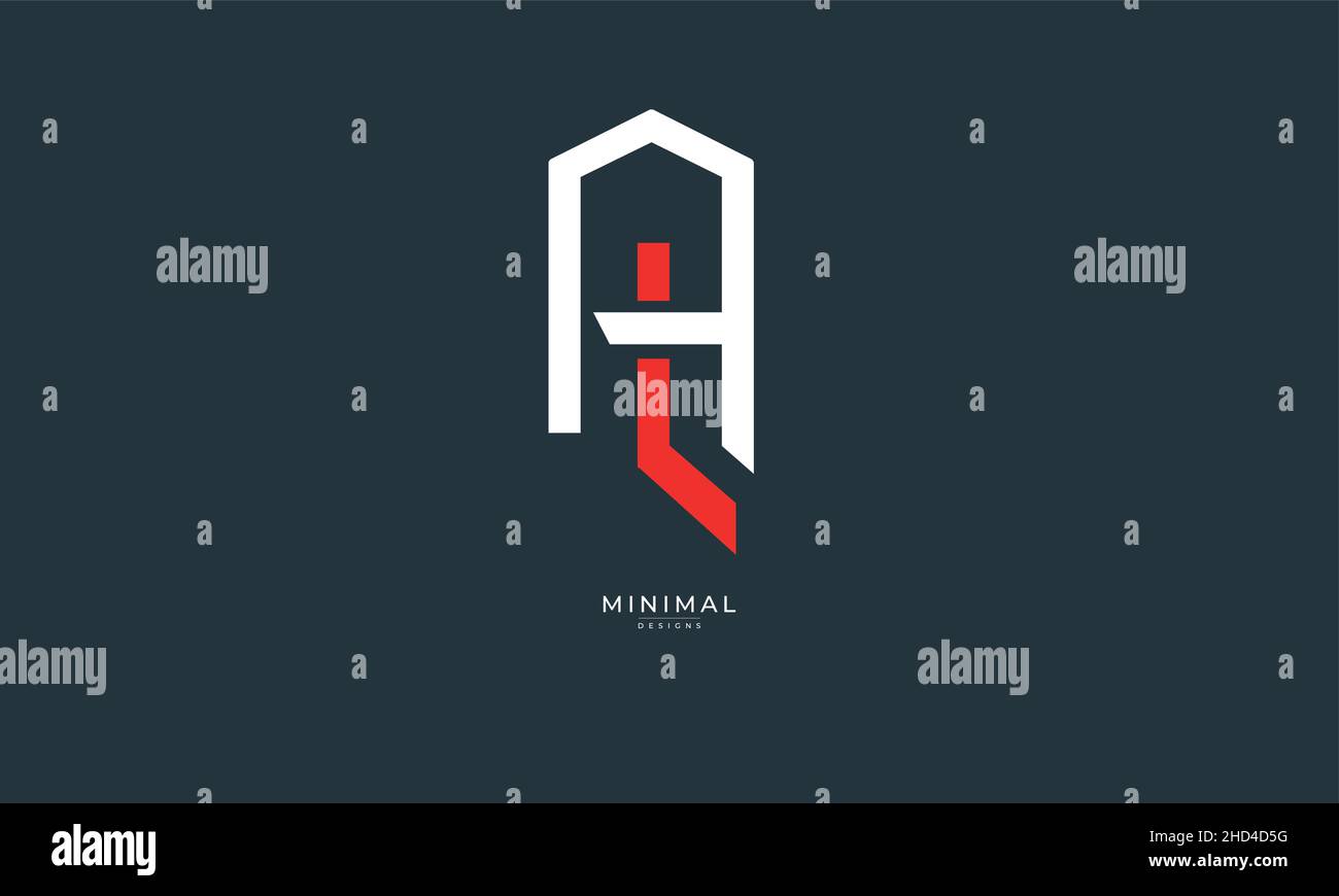 Al letter logo design Stock Vector Images Alamy