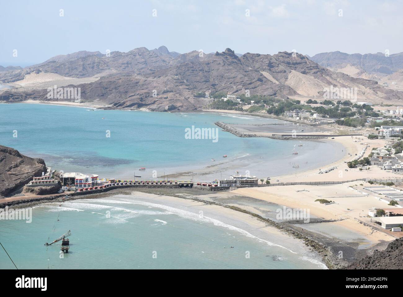 Aden, Yemen. 2nd Jan, 2022. Photo shows an empty coastal resort park in Aden, southern Yemen