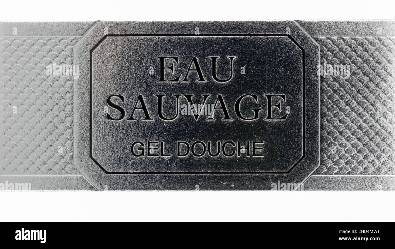 Christian Dior Sauvage Gel Douche Stock Photo Alamy