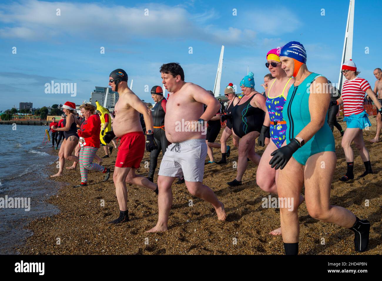 New Year's Day swimmers around the world – in pictures, UK news