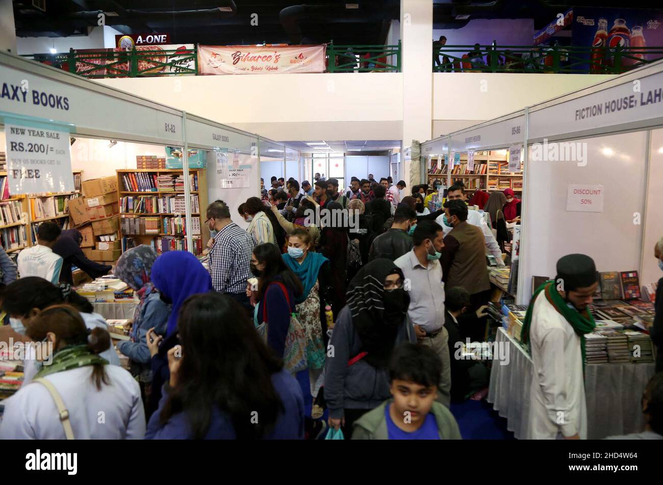 Visitors are taking keen interest in books during Karachi International