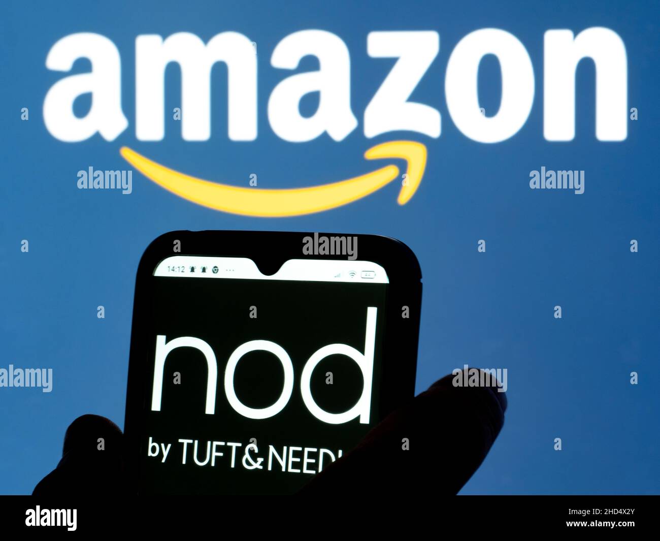 In this photo illustration Nod by Tuft & Needle brand owned by Amazon