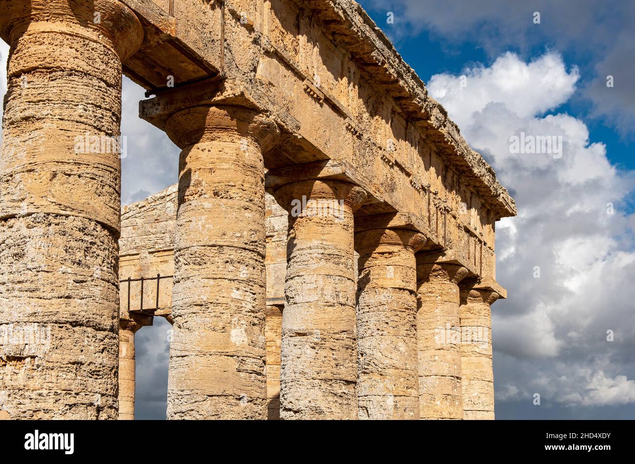 Temple of Segesta, Sicily, Italy Stock Photo