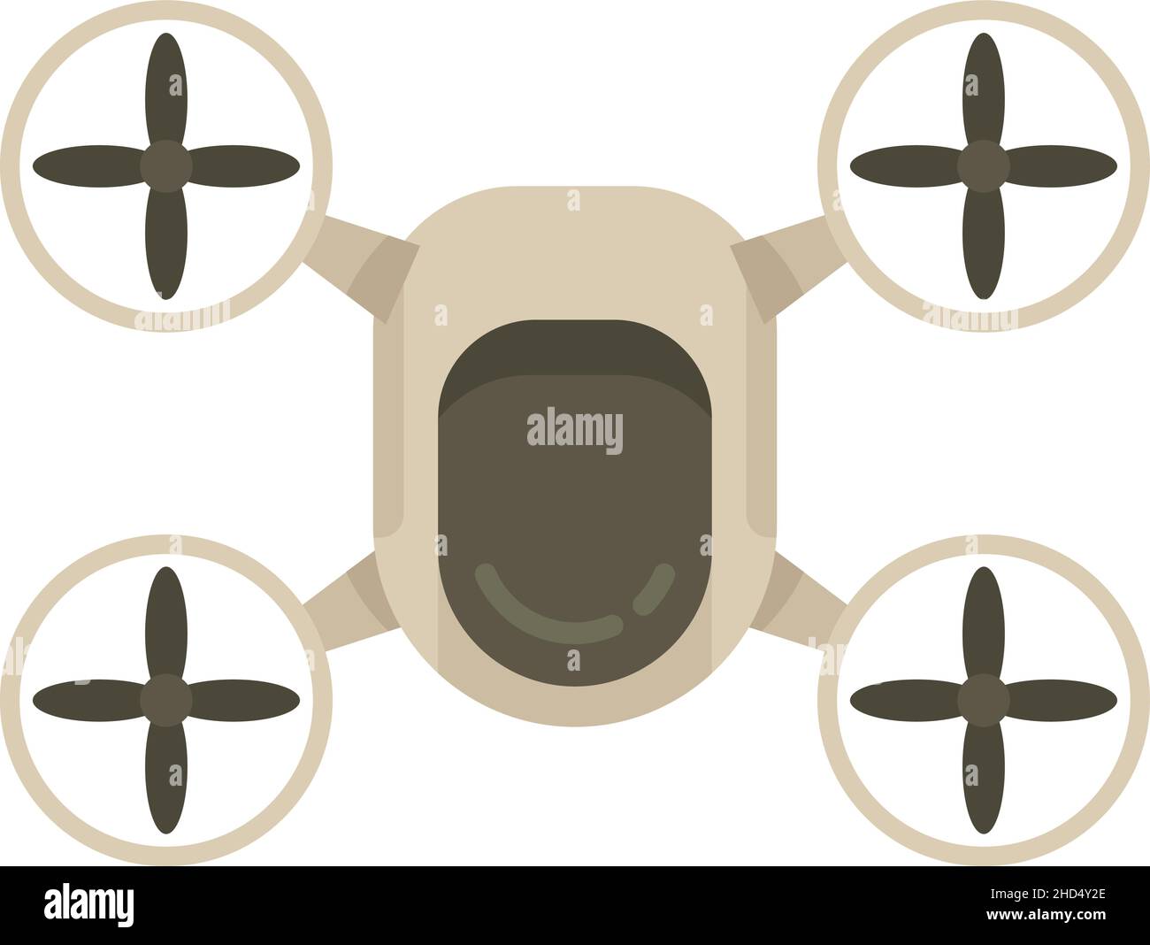 Delivery drone icon. Flat illustration of Delivery drone vector icon ...