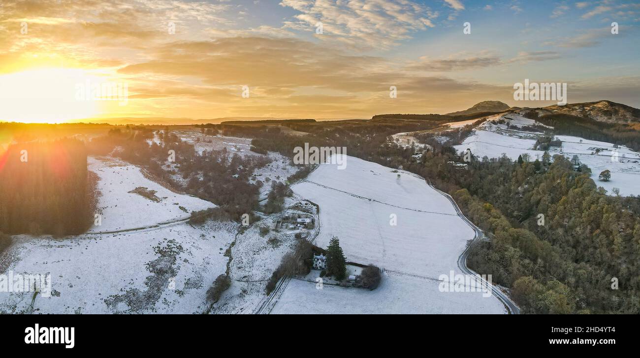 This time last year we were waiting for our belongings to be delivered.  It snowed overnight and the removal company couldn't make it up the hill.  Ex Stock Photo