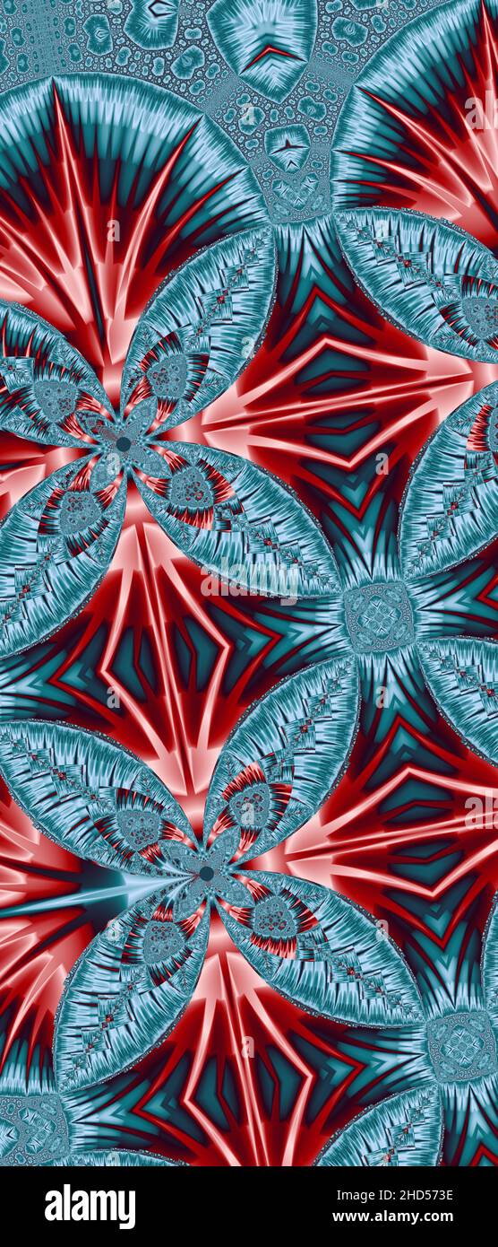 Abstract Computer generated Fractal design. A fractal is a never-ending ...