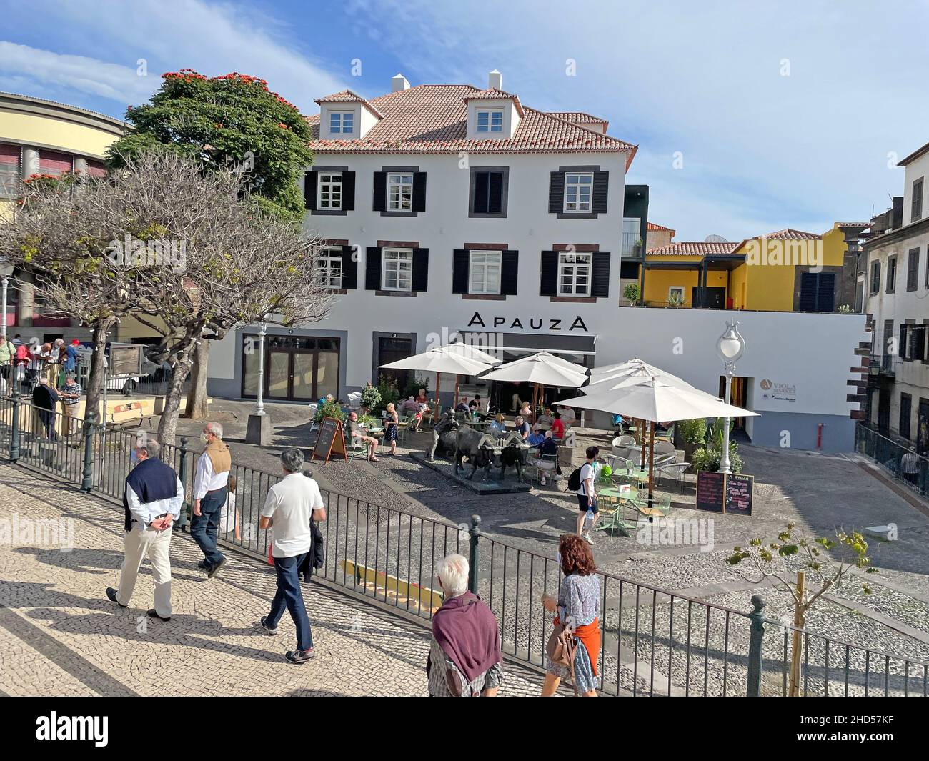 APAUZA cafe in Funchal, Madeira. The main building has studio