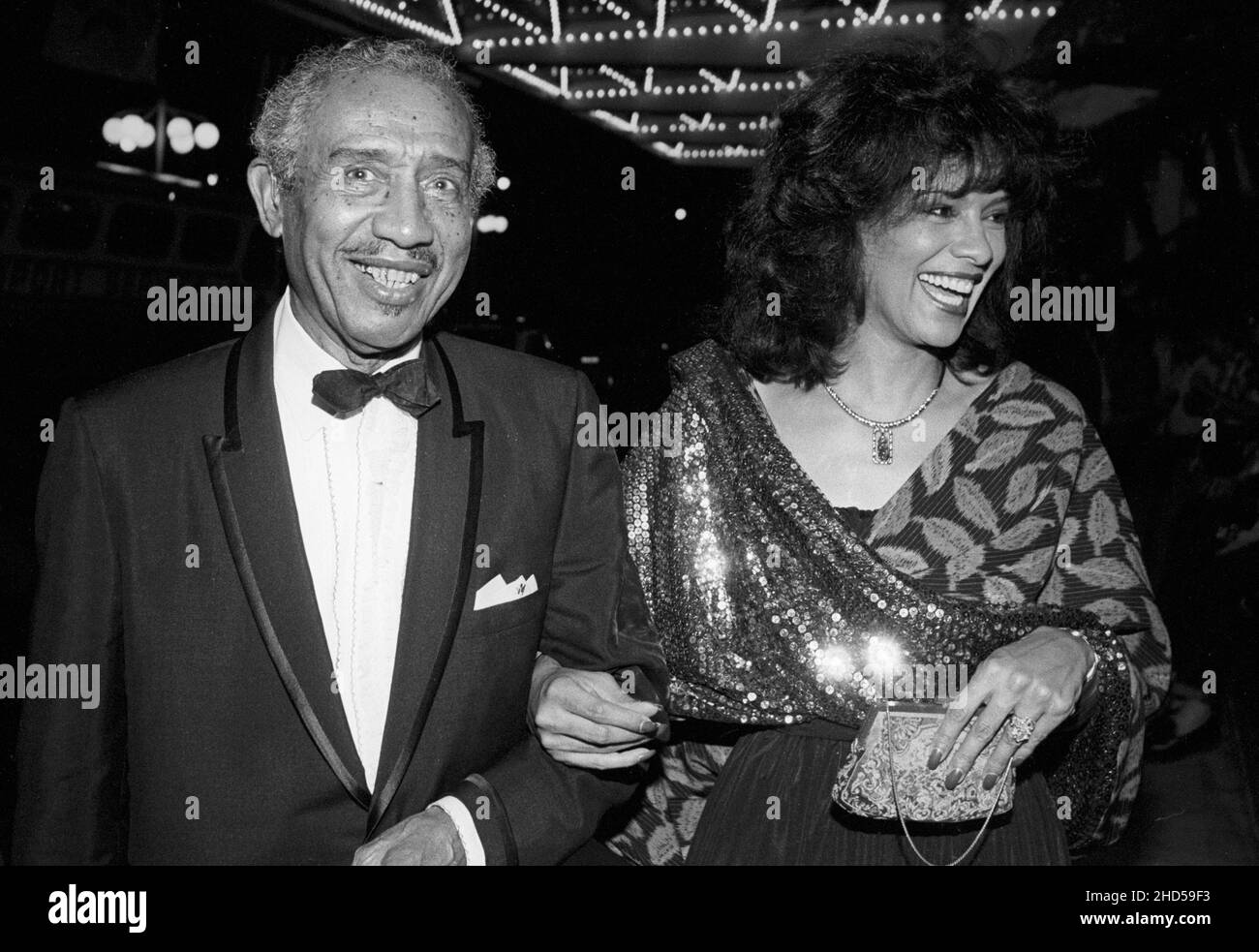 Marilyn McCoo and Father Circa 1980's Credit Ralph Dominguez/MediaPunch Stock Photo Alamy