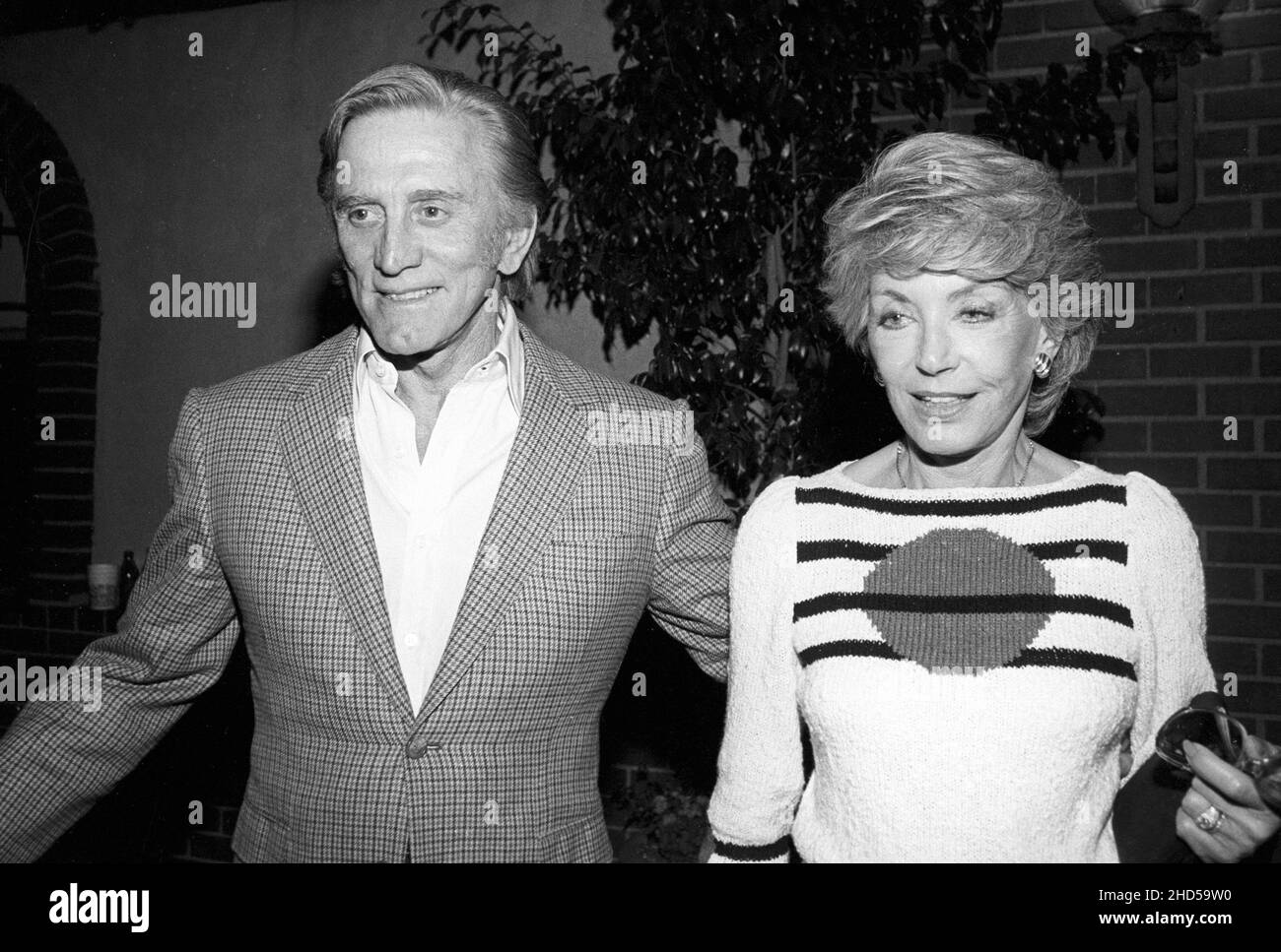 Kirk Douglas and Diana Douglas Circa 1980's Credit: Ralph Dominguez
