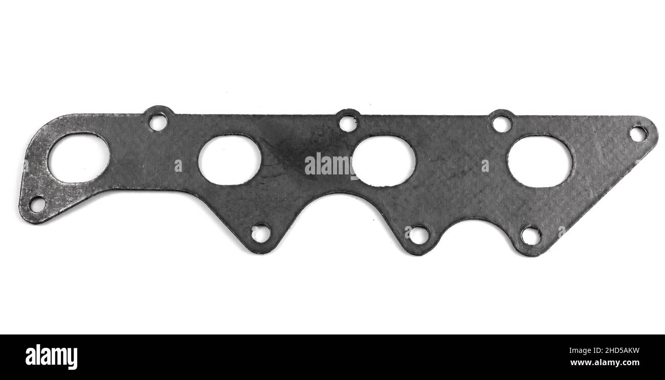 Intake manifold gasket isolated on white background Stock Photo Alamy