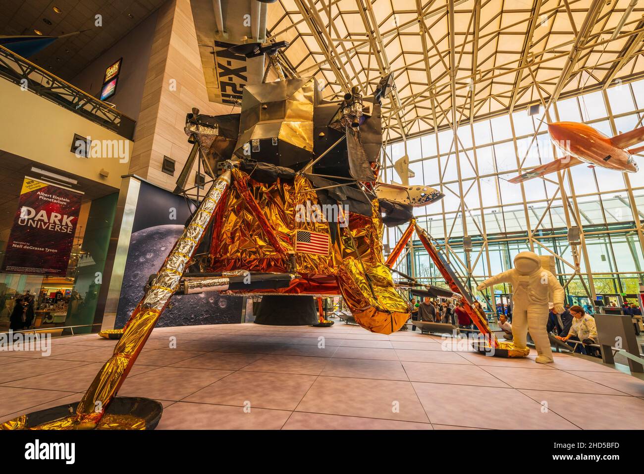 Lunar module display at the Smithsonian National Air and Space Museum ...