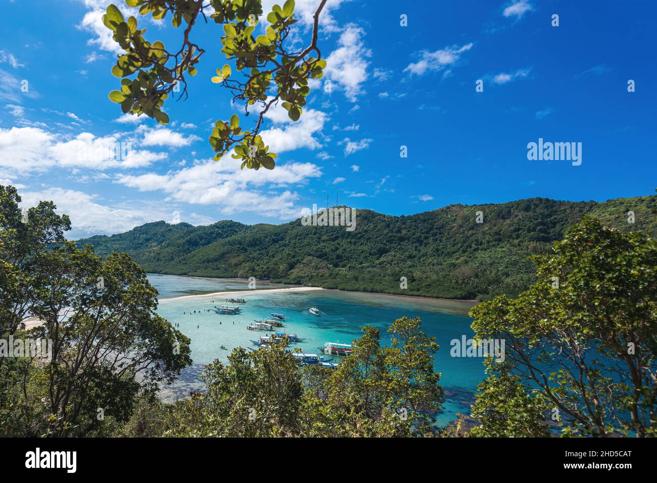 A Sandbank/Island in the Philippines called Snake Island. Surrounded by