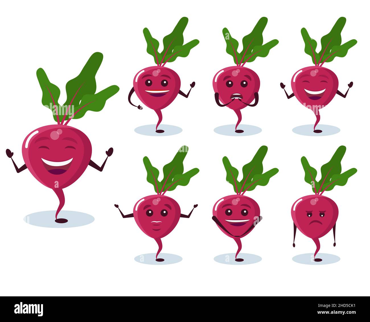 Cartoon illustration funny beet vegetable hi-res stock photography and  images - Alamy