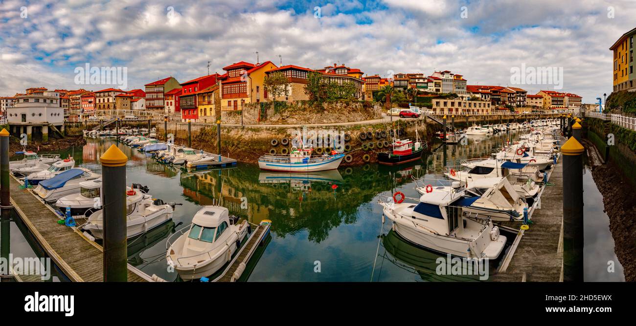 Llanes is a council of the autonomous community of the Principality of Asturias in Spain. Stock Photo