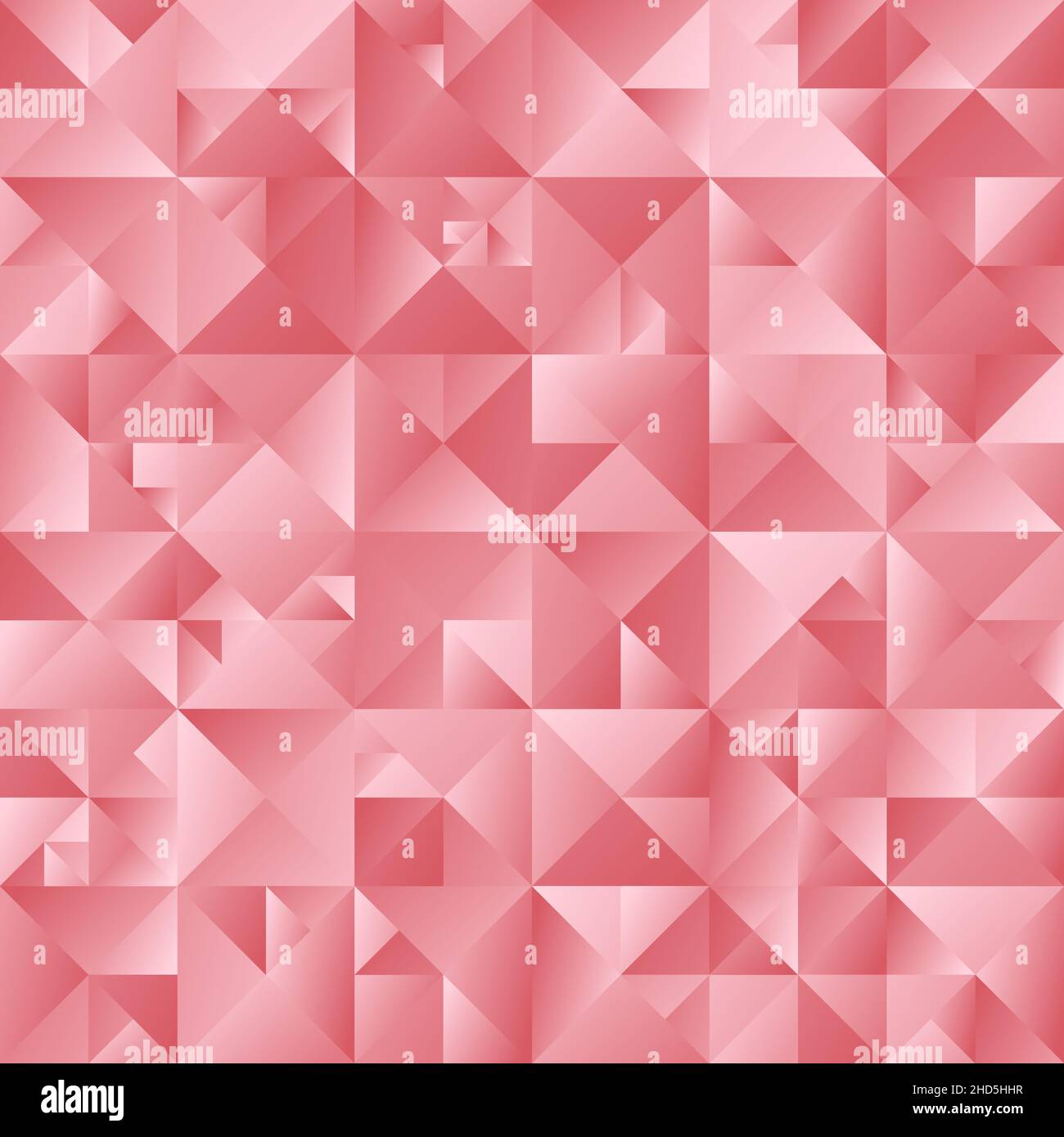 Pale red abstract polygonal color triangle background design Stock Vector