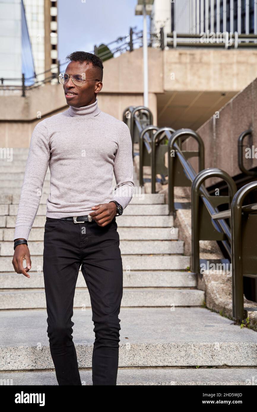 Guy in black turtleneck sale