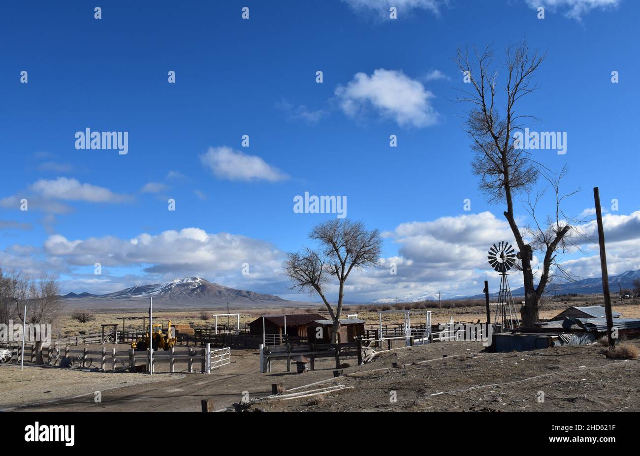 The McNinch Ranch / Havens Ranch near Winnemucca, Nevada, USA. The 156 ...