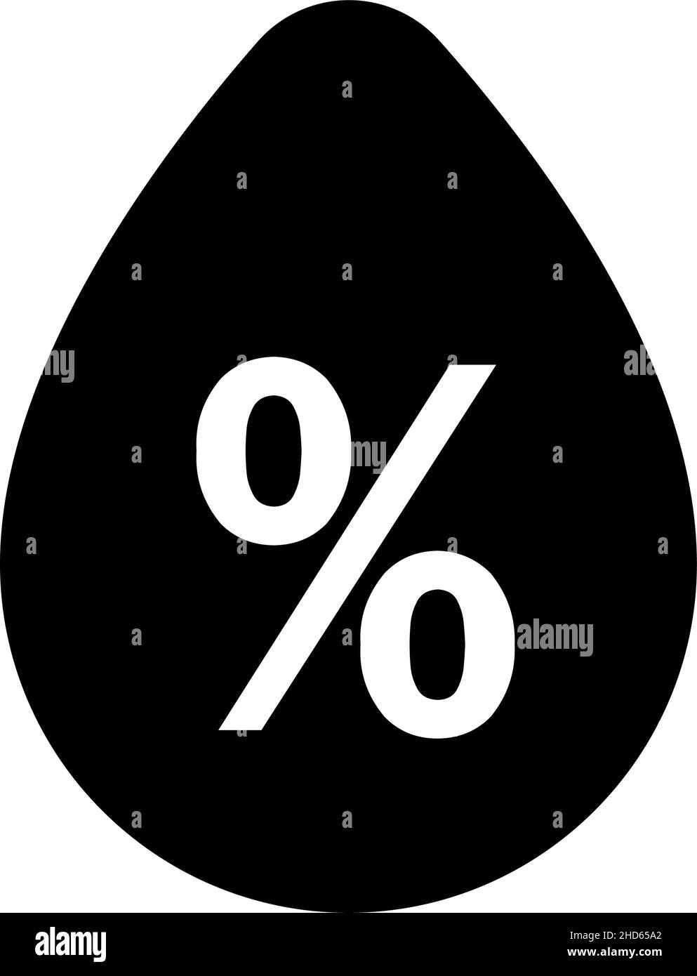 Humidity (percentage) vector icon illustration Stock Vector Image & Art