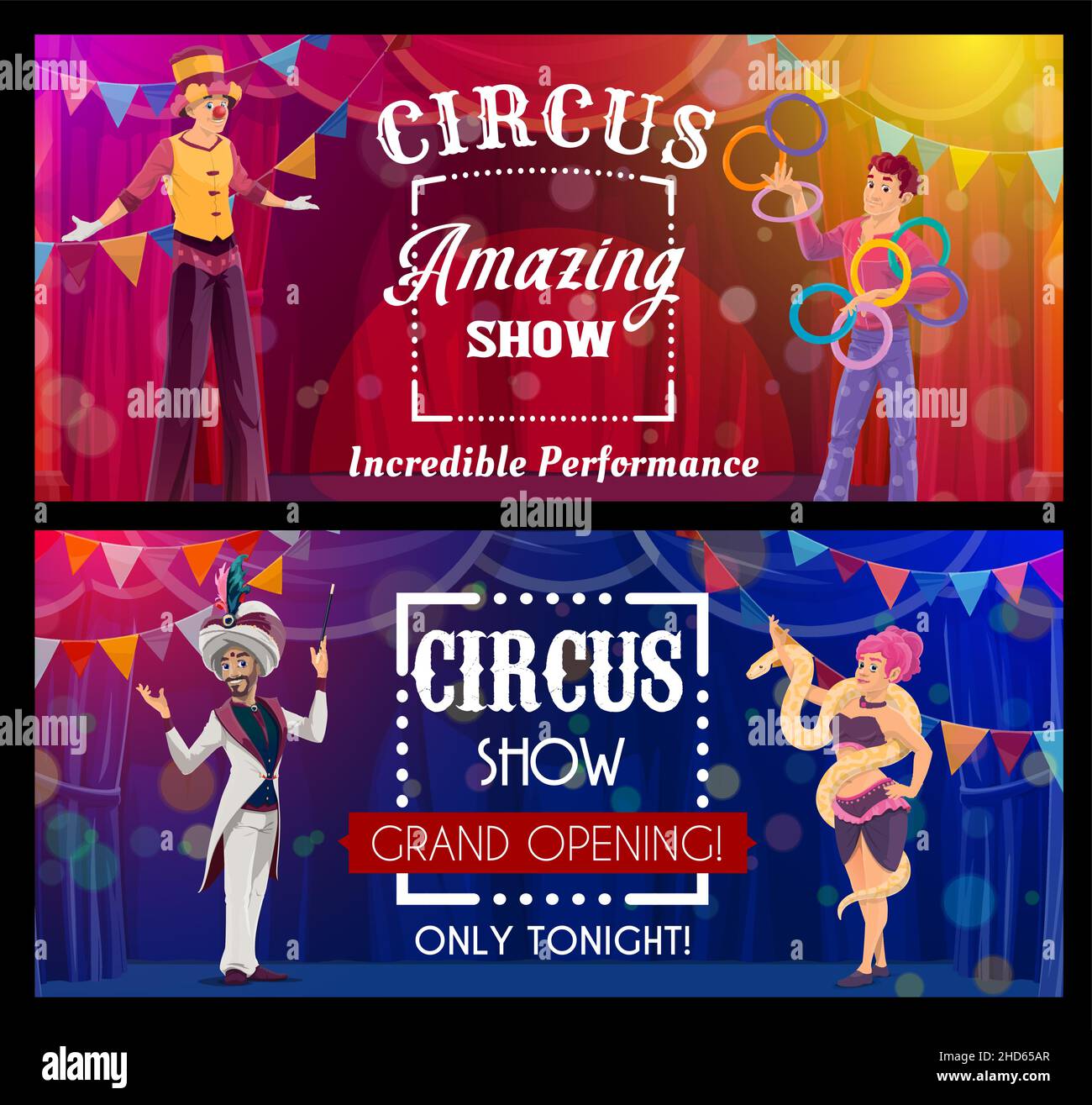 Shapito circus cartoon juggler, magician and stilt walker. Big top tent magic show vector banners. Performers on circus arena with backstage and spotl Stock Vector Image & Art - Alamy Shapito circus cartoon juggler, magician and stilt walker. Big top tent magic show vector banners. Performers on circus arena with backstage and spotl Stock Vector Image & Art - Alamy