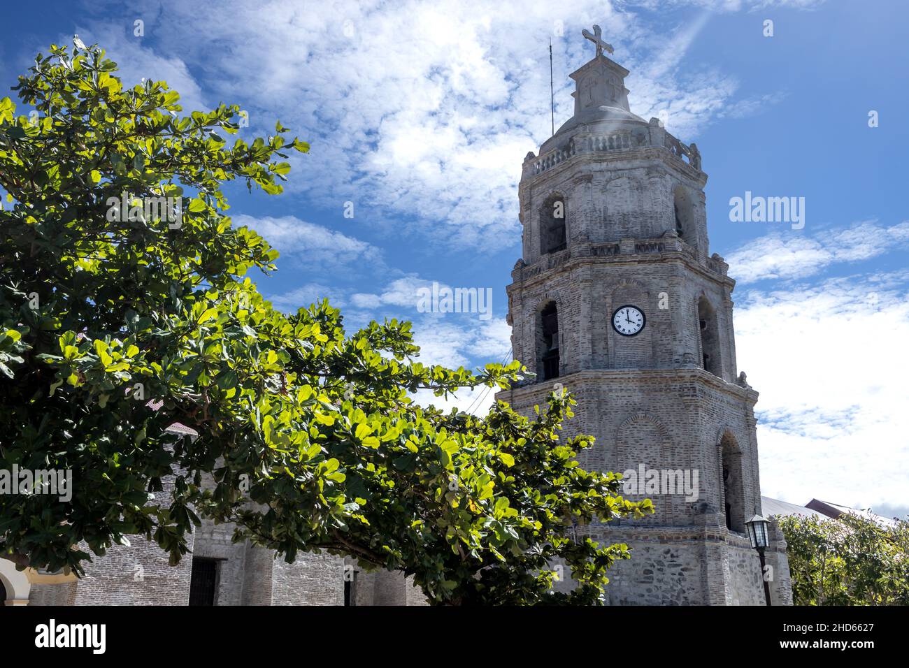 Unesco world heritage Santa maria Church at Ilocos sur, Philippines Stock Photo