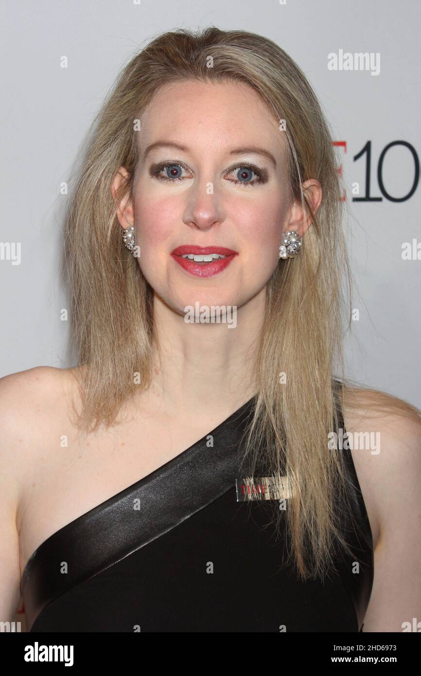 Elizabeth Holmes attends the 12th annual TIME 100 Gala to celebrate TIME&ap...