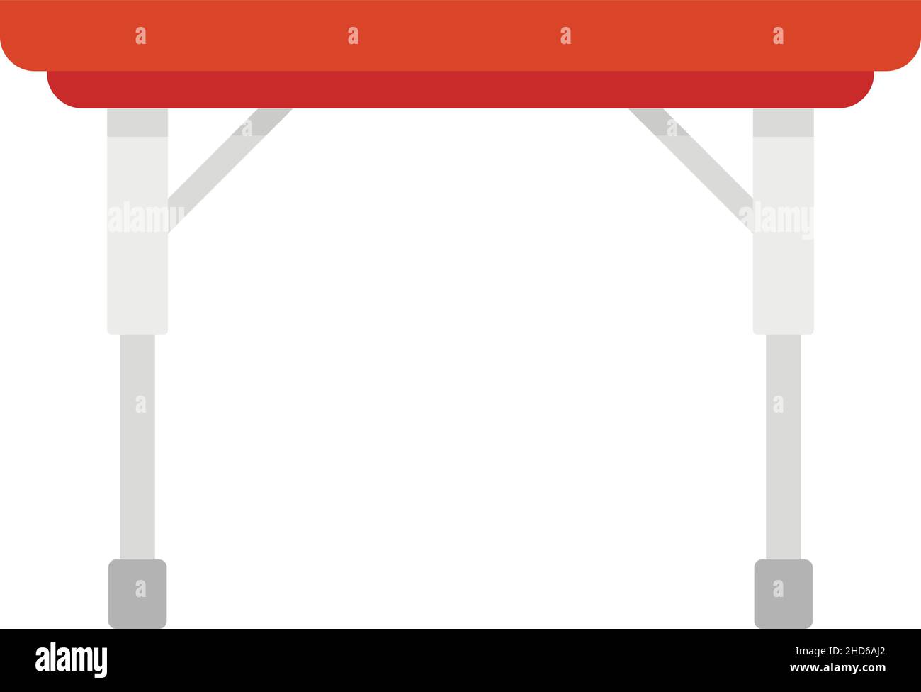 Folding modern table icon. Flat illustration of folding modern table ...