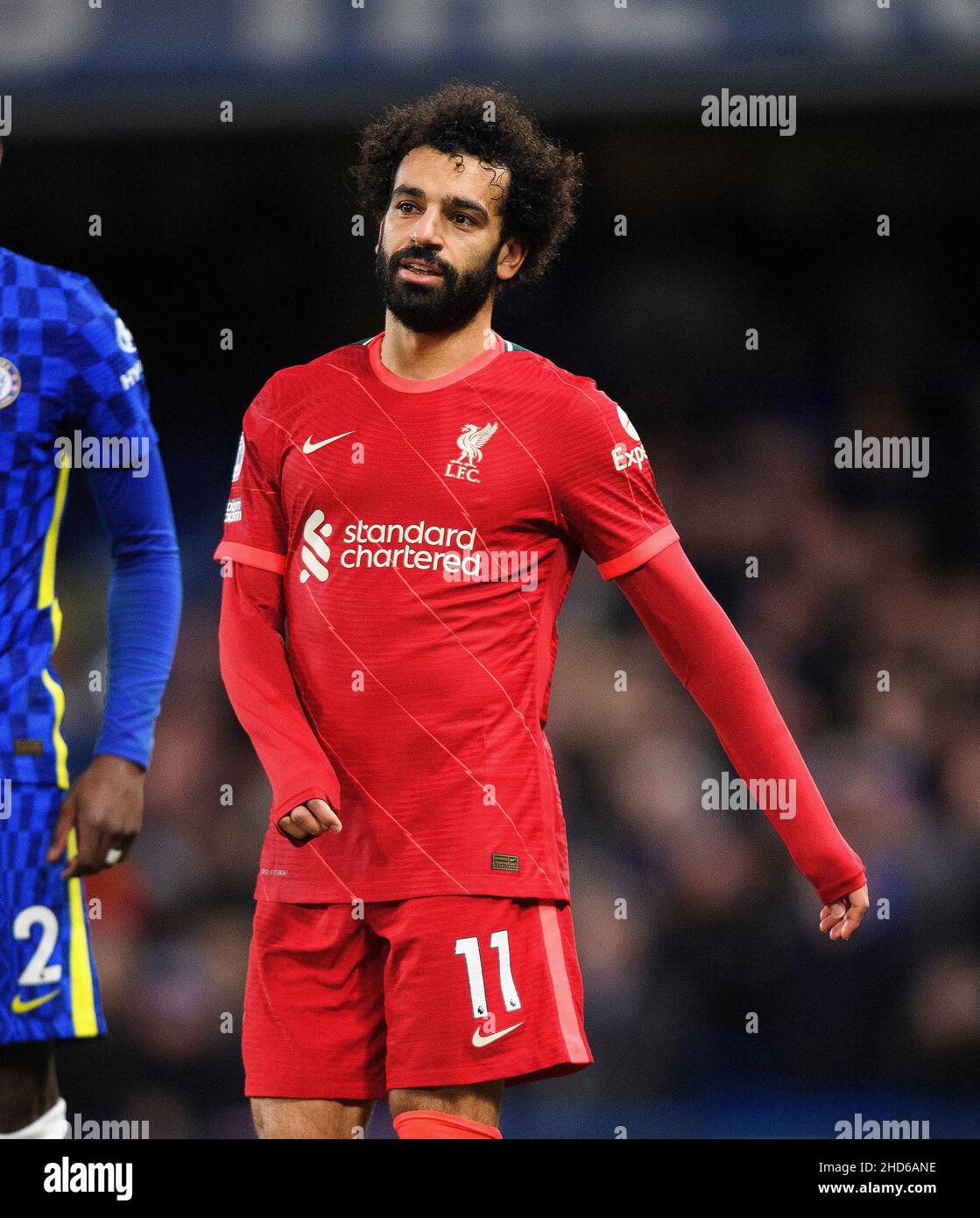 02 January - Chelsea v Liverpool - Premier League - Stamford Bridge  Mohamed Salah during the Premier League match at Stamford Bridge Picture Credit : © Mark Pain / Alamy Live News Stock Photo
