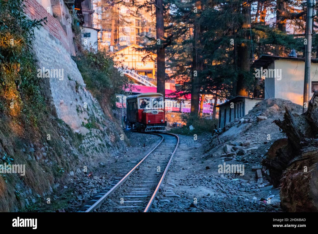 Scenic kalka simla railway hi-res stock photography and images - Alamy