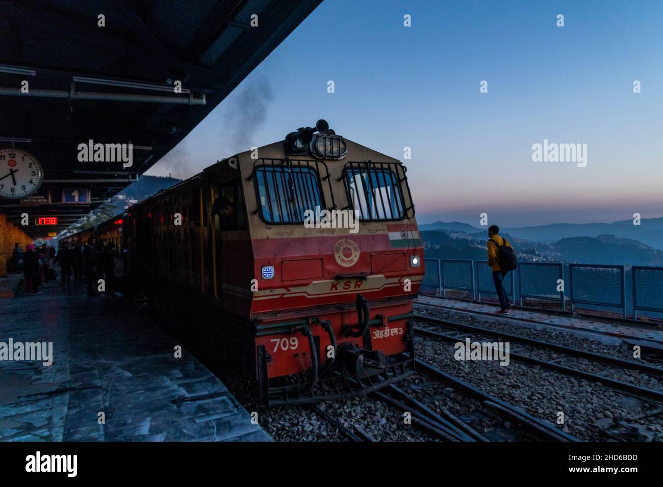 Various views of the toy train, Shimla Stock Photo Alamy