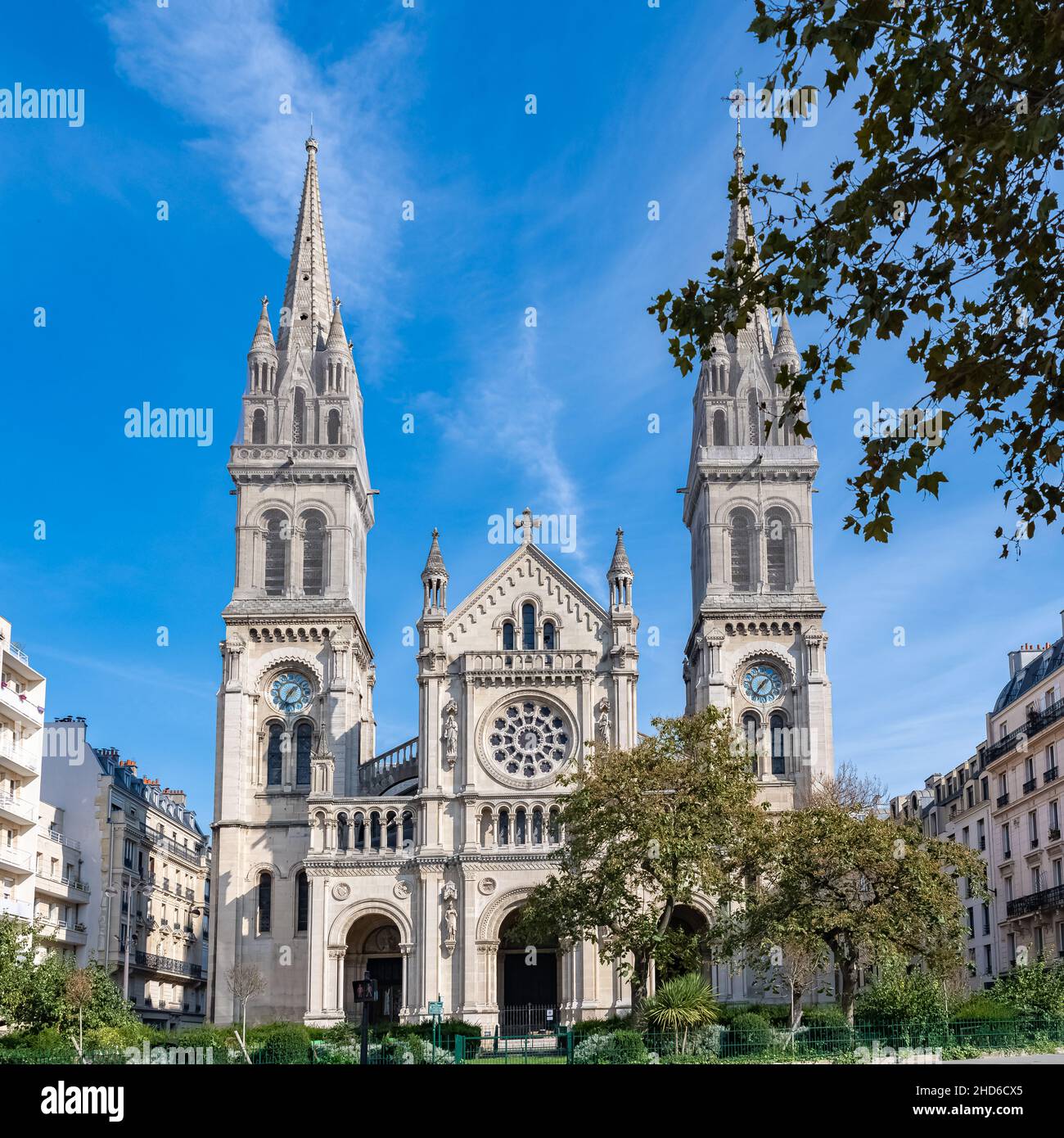 Paris, SaintAmbroise church, boulevard Voltaire in the 11e district