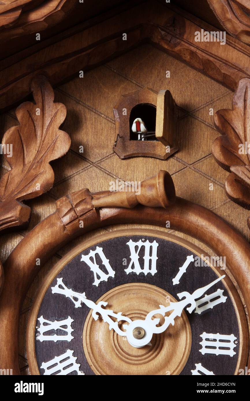 old Black Forest cuckoo clock Stock Photo