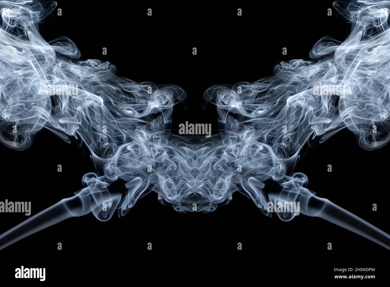 Smokeping Using Curl Abstract curls and clouds of smoke forming fantastic silhouettes Stock ...
