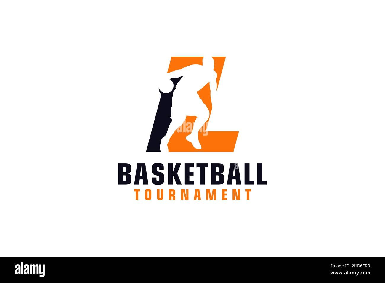Letter L with Basketball Logo Design. Vector Design Template Elements for  Sport Team or Corporate Stock Vector Image & Art - Alamy