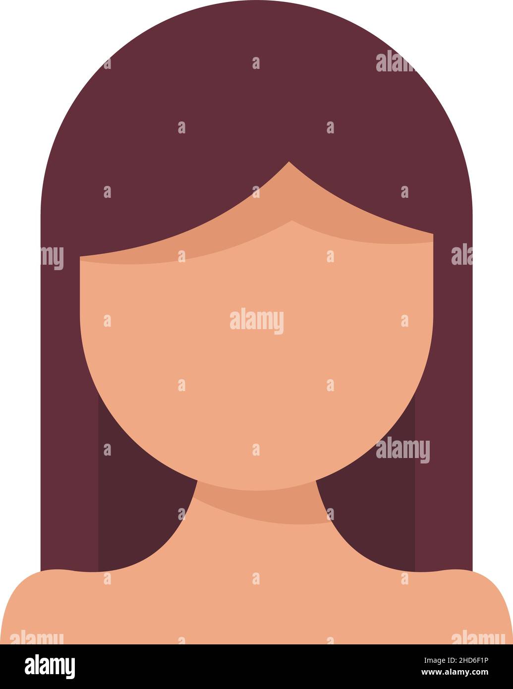 Woman hair stylist icon. Flat illustration of woman hair stylist vector icon isolated on white background Stock Vector