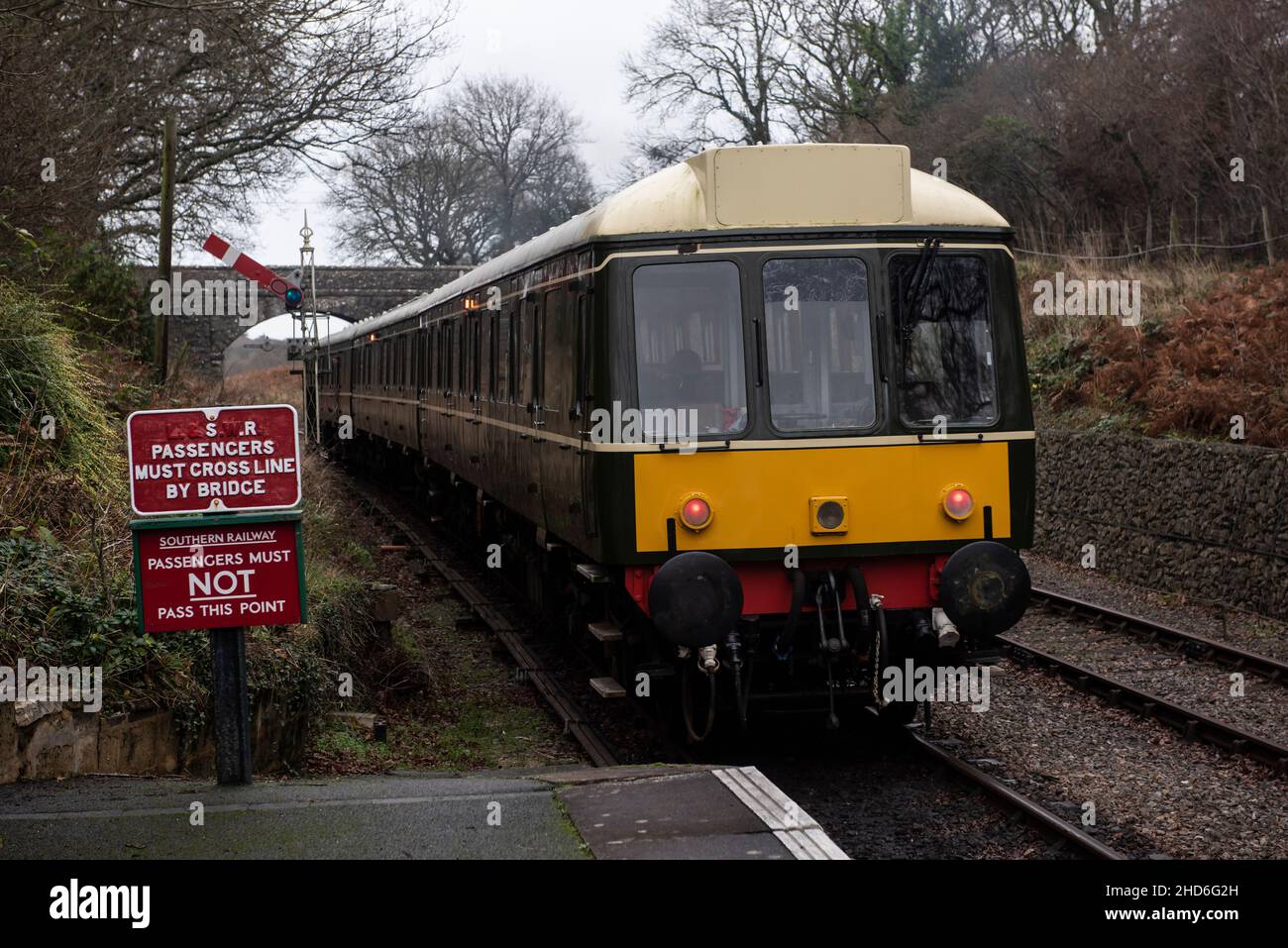Jan 5 2022. 50th Anniversary closure of the Swanage Railway, with some