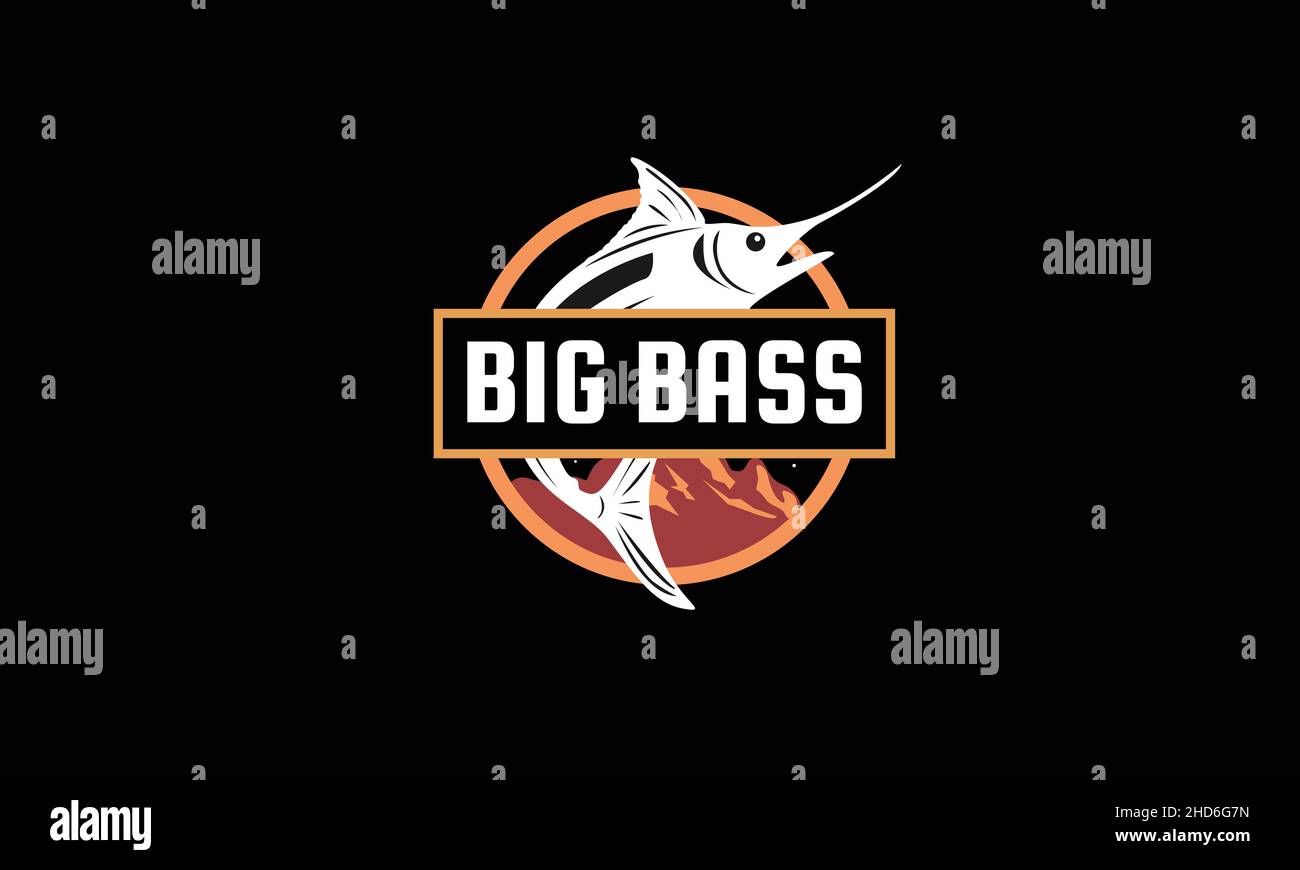 Bass fish design hi-res stock photography and images - Alamy