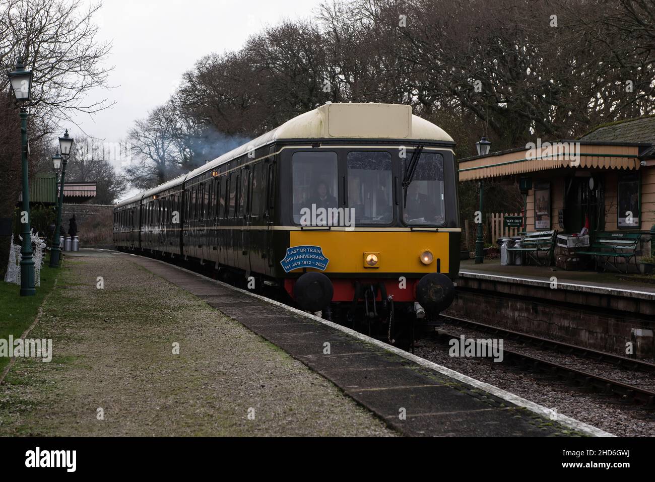 Jan 5 2022. 50th Anniversary closure of the Swanage Railway, with some