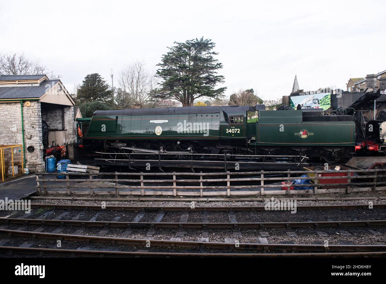Jan 5 2022. 50th Anniversary closure of the Swanage Railway, with some
