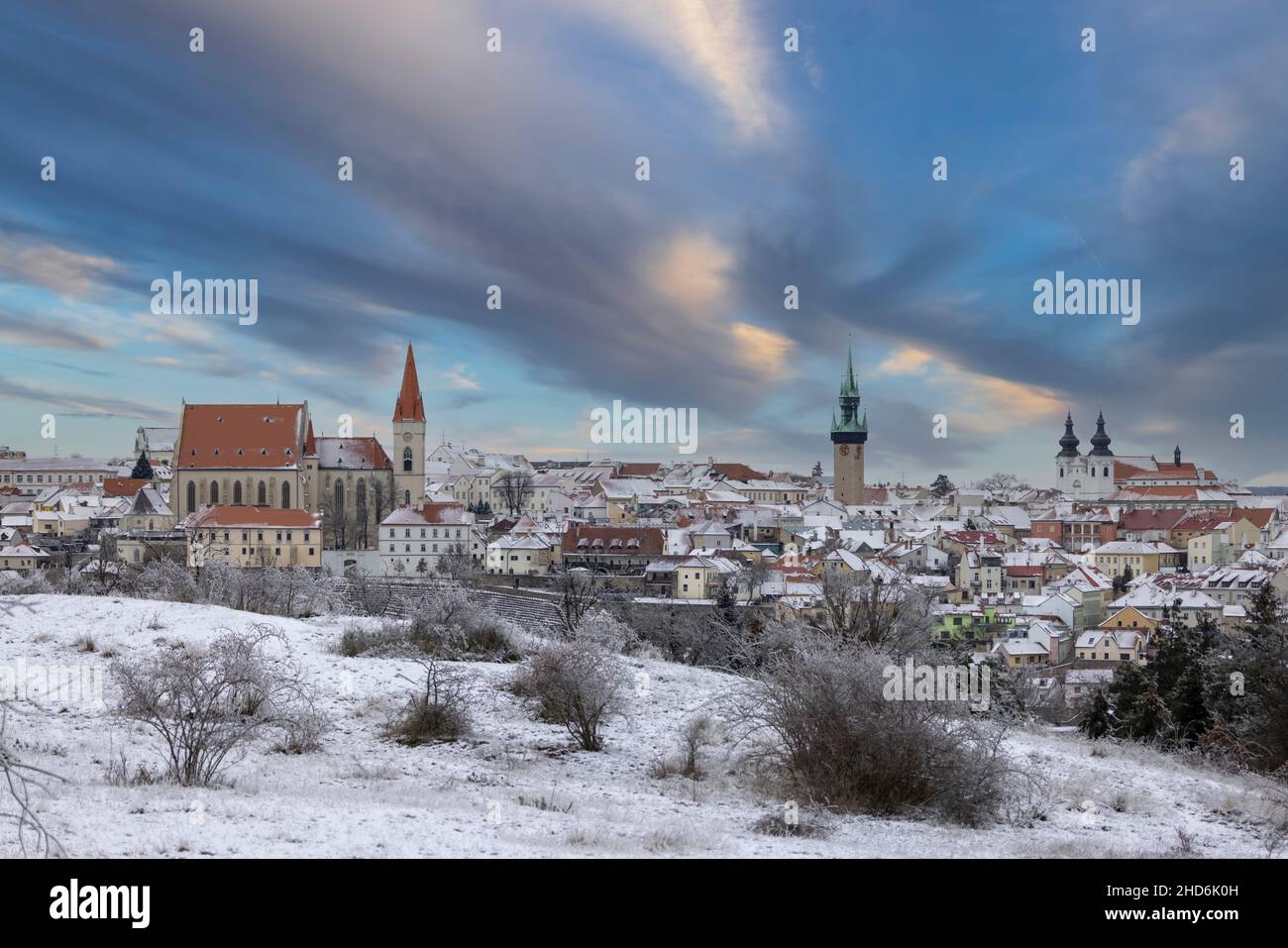 Historical town Znojmo, Southhern Moravia, Czech Republic Stock Photo