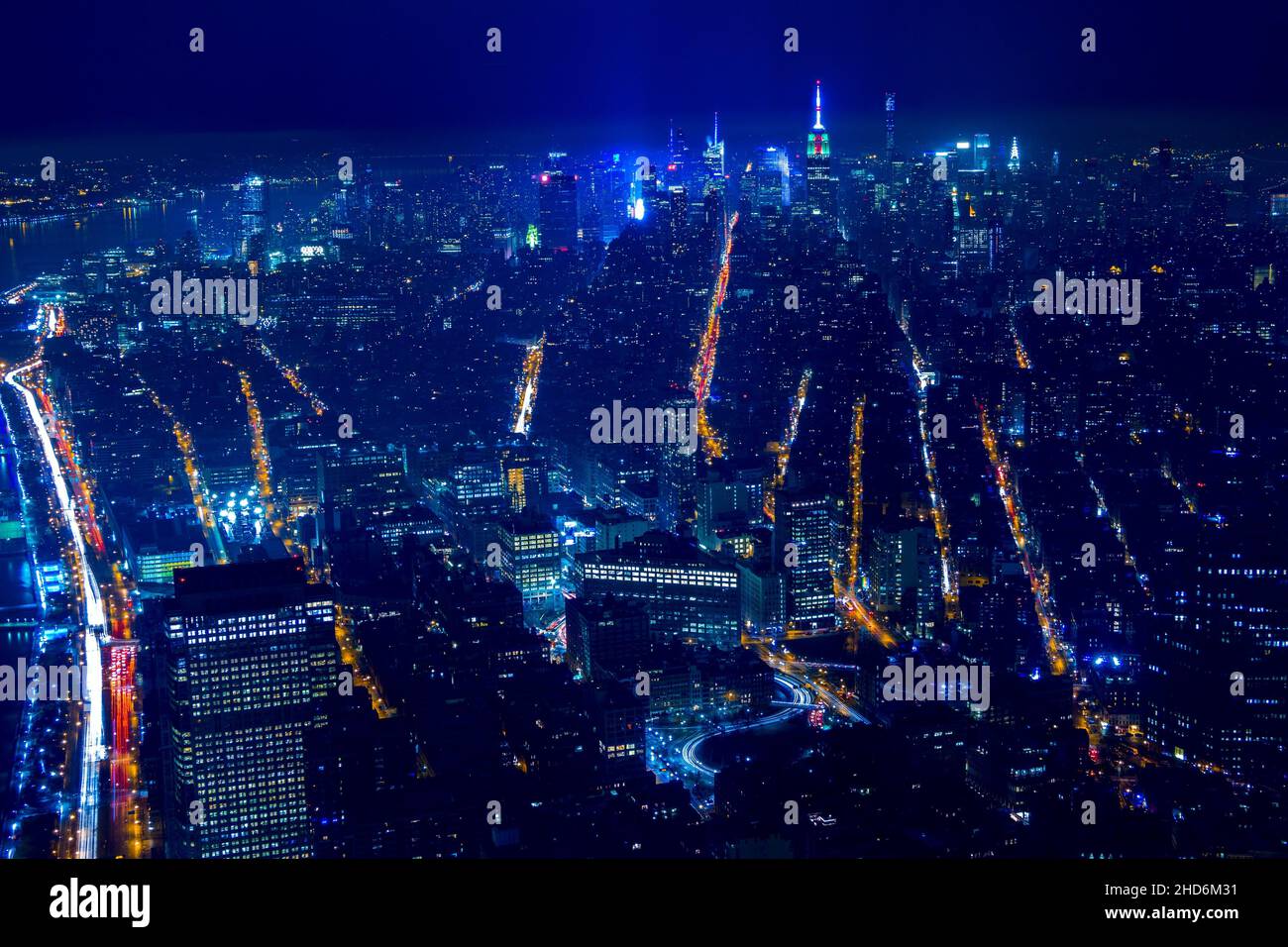 New york city aerial hi-res stock photography and images - Alamy